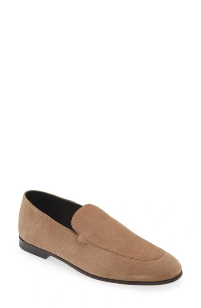 Hugo Boss Soho Loafer In Medium Beige