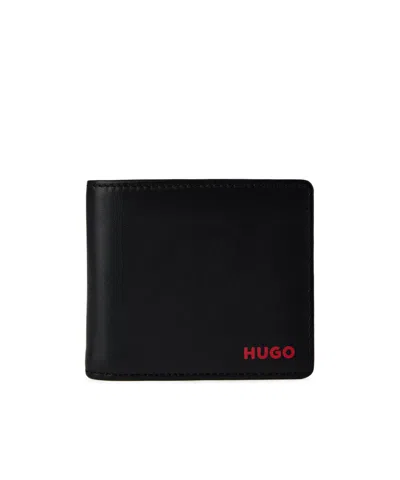 Hugo Boss Solid Color Card Wallet In Black