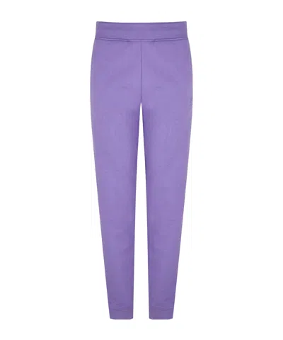 Hugo Boss Solid Color Jogging Bottoms In Purple