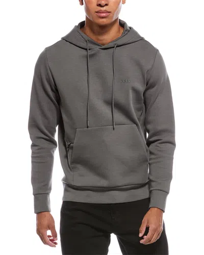 Hugo Boss Soody Hoodie In Gray