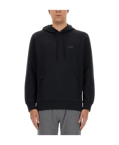 HUGO BOSS SOODY LOGO HOODED SWEATER