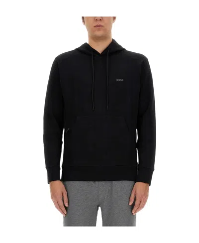 HUGO BOSS SOODY LOGO HOODED SWEATER