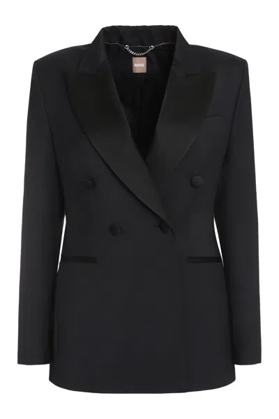 HUGO BOSS SOPHISTICATED DOUBLE-BREASTED JACKET FOR WOMEN