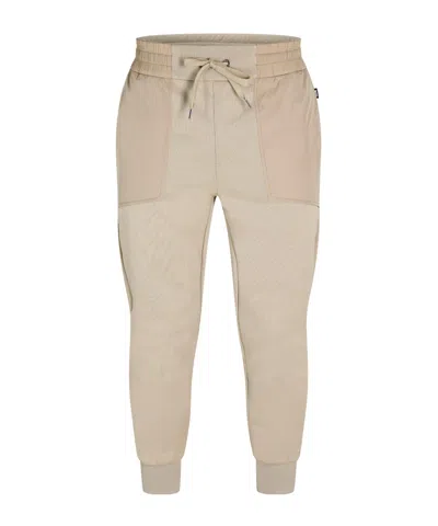 Hugo Boss Spliced Jogger Pants In Nude