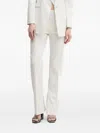 Hugo Boss Split-hem Trousers In White
