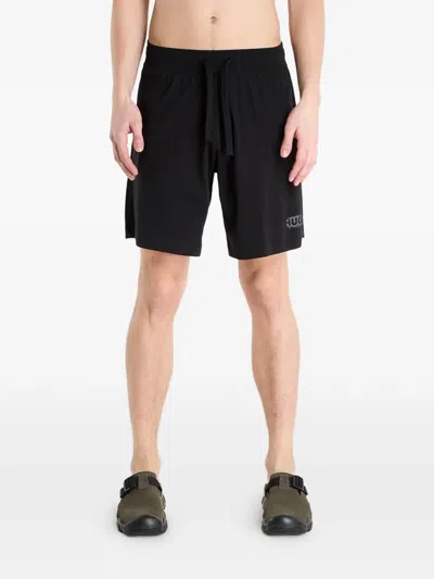 Hugo Boss Spray Shorts In Black