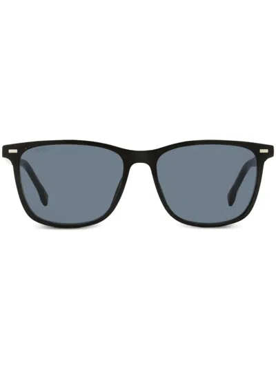 Hugo Boss Square-frame Sunglasses In Black