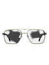 Hugo Boss Square Sunglasses In Gold