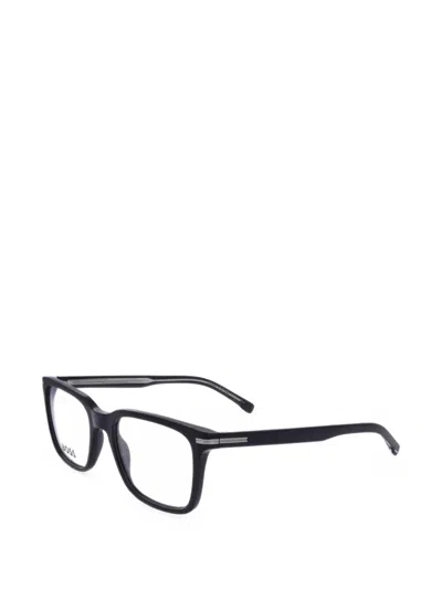 Hugo Boss Square-frame Glasses In Black