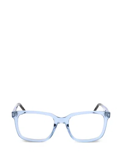 Hugo Boss Square-frame Glasses In Blue