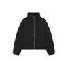 Hugo Boss Stacked-logo Jacket With Water-repellent Finish In Black