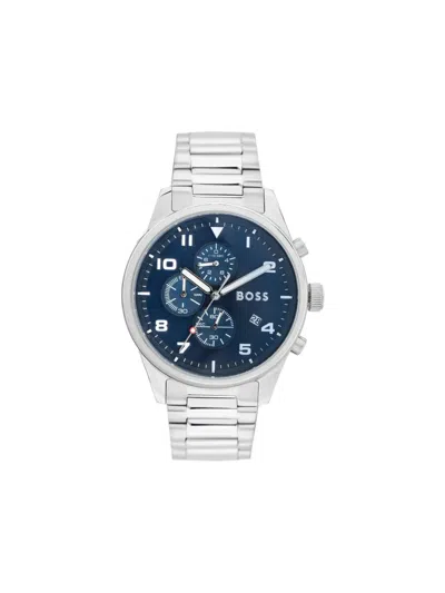 Hugo Boss Stainless Steel 44mm In Metallic