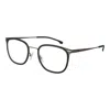 Hugo Boss Green Men Optical Frames In Black