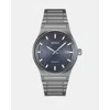 Hugo Boss Men Candor Auto Automatic Ionic Plated Gray Steel Watch 41mm In Grey