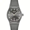 Hugo Boss Gray Stainless Steel Watch In Grey