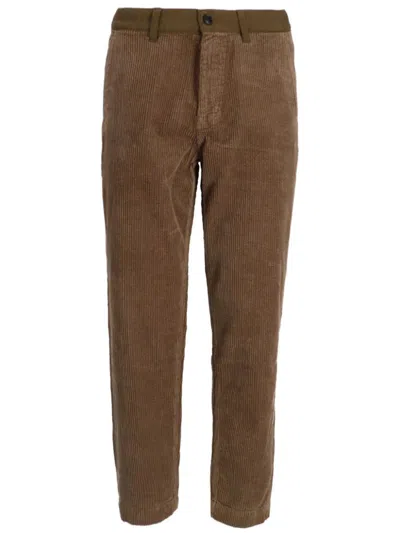 Hugo Boss Statum-1-z Trousers In Brown