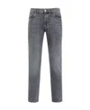 Hugo Boss Delaware3 Slim-fit Jean In Gray
