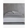 Hugo Boss Storm Be Boss Single Cotton Fitted Sheet In Gray