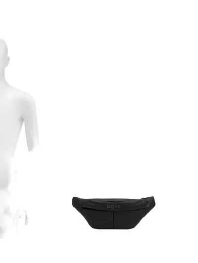 Hugo Boss Stormy Logo-detail Belt Bag In Black