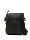 Hugo Boss Stormy Logo-embossed Crossbody Bag In Black