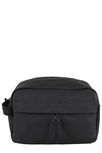 Hugo Boss Stormy Washbag In Black