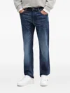 Hugo Boss Straigh-leg Jeans In Blue
