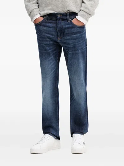 Hugo Boss Straigh-leg Jeans In Blue