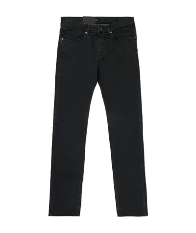 Hugo Boss Straight Jeans In Black