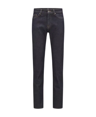 Hugo Boss Straight Jeans In Black
