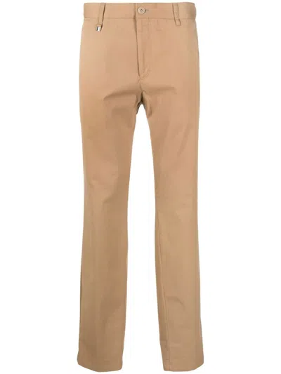 Hugo Boss Straight-leg Chinos In Neutrals