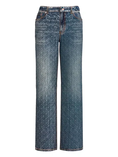 Hugo Boss Jeans Mit Geradem Bein In Blue