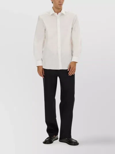 Hugo Boss Straight Leg Denim Pants With Pockets And Belt Loops In Black