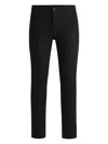 Hugo Boss Delaware Slim-fit Jeans In Soft Stretch Denim In Black