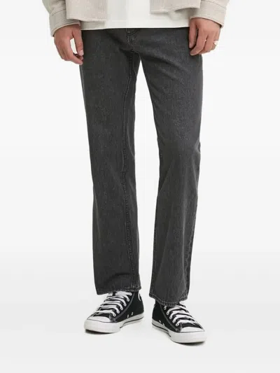 Hugo Boss Straight-leg Jeans In Black
