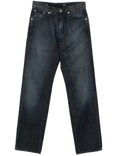 Hugo Boss Straight-leg Jeans In Blue