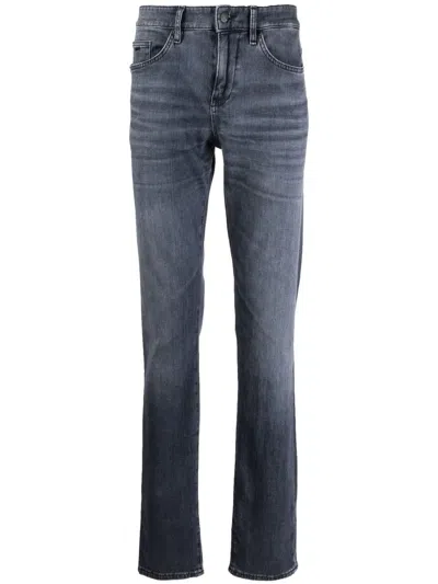 Hugo Boss Straight-leg Jeans In Blue