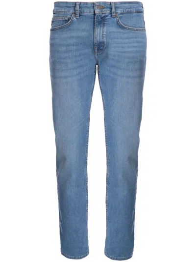 Hugo Boss Straight-leg Jeans In Blue
