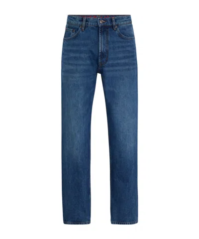Hugo Boss Straight-leg Jeans In Blue