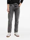 Hugo Boss Straight-leg Jeans In Gray