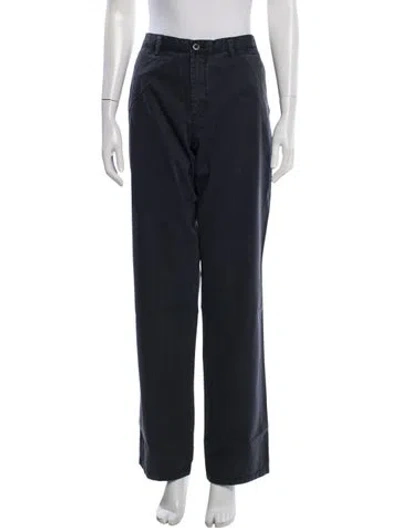 Pre-owned Hugo Boss Straight Leg Pants In Blue