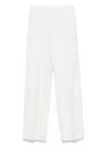 Hugo Boss Straight-leg Trousers In Neutral
