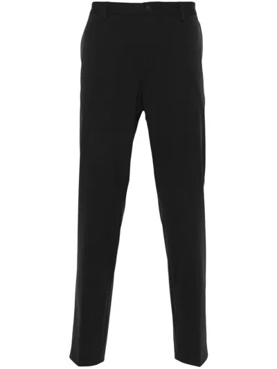 Hugo Boss Straight-leg Trousers In Black