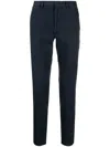 Hugo Boss Straight-leg Trousers In Blue