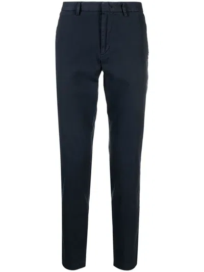 Hugo Boss Straight-leg Trousers In Blue