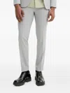 Hugo Boss Straight-leg Trousers In Gray