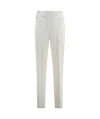 Hugo Boss Boss Straight-leg Trousers In White