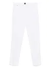 Hugo Boss Straight-leg Trousers In White
