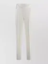 Hugo Boss Straight-leg Trousers With Buttoned Cuffs And Pleats