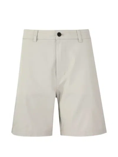 Hugo Boss Straight-fit Chino Shorts In Gray