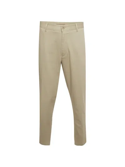 Pre-owned Hugo Boss Straight-fit Trousers In Neutral